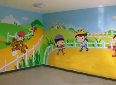 启东幼儿园墙体彩绘制作流程及注意事项