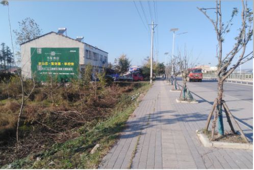启东书山南院墙体广告